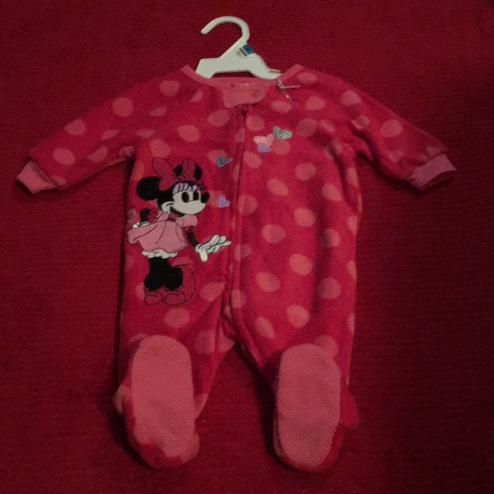 🐾Fleece Minnie Mouse sleeper🐾
